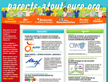 Tablet Screenshot of parents-atout-eure.org